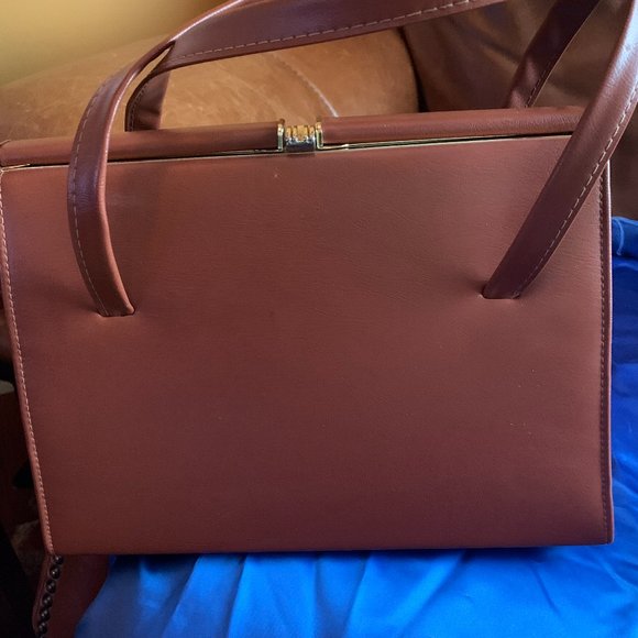 Vintage Tan Handbag - Picture 3 of 10